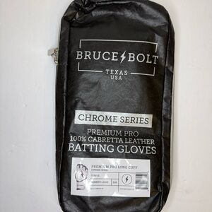 NWT Bruce Bolt Chrome Series Long Cuff Batting Gloves Women’s L Purple